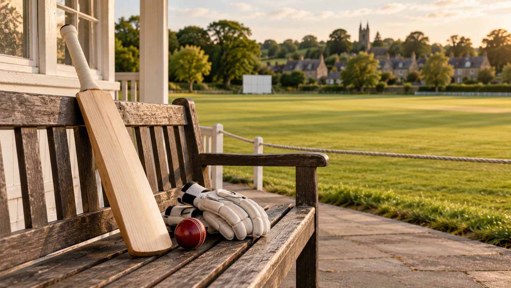 Cricket equipment collection